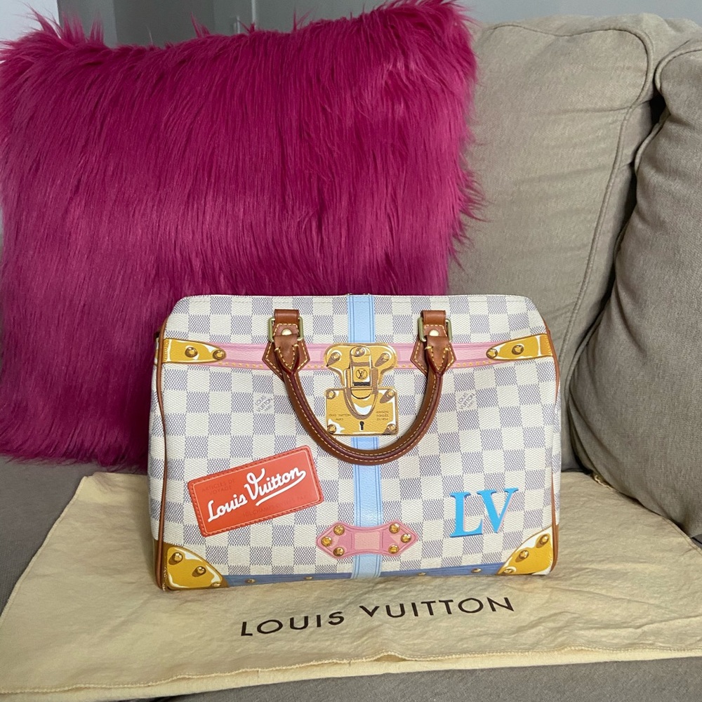 Louis Vuitton Speedy 30 B Summer Trunks